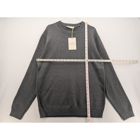 NWT Everlane The Heritage Cotton Crew in Charcoal Heather size Medium - Picture 8 of 8